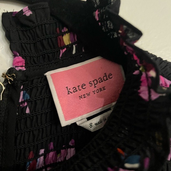 Kate Spade Love Birds Smocked Dress Size 8 - Picture 8 of 10